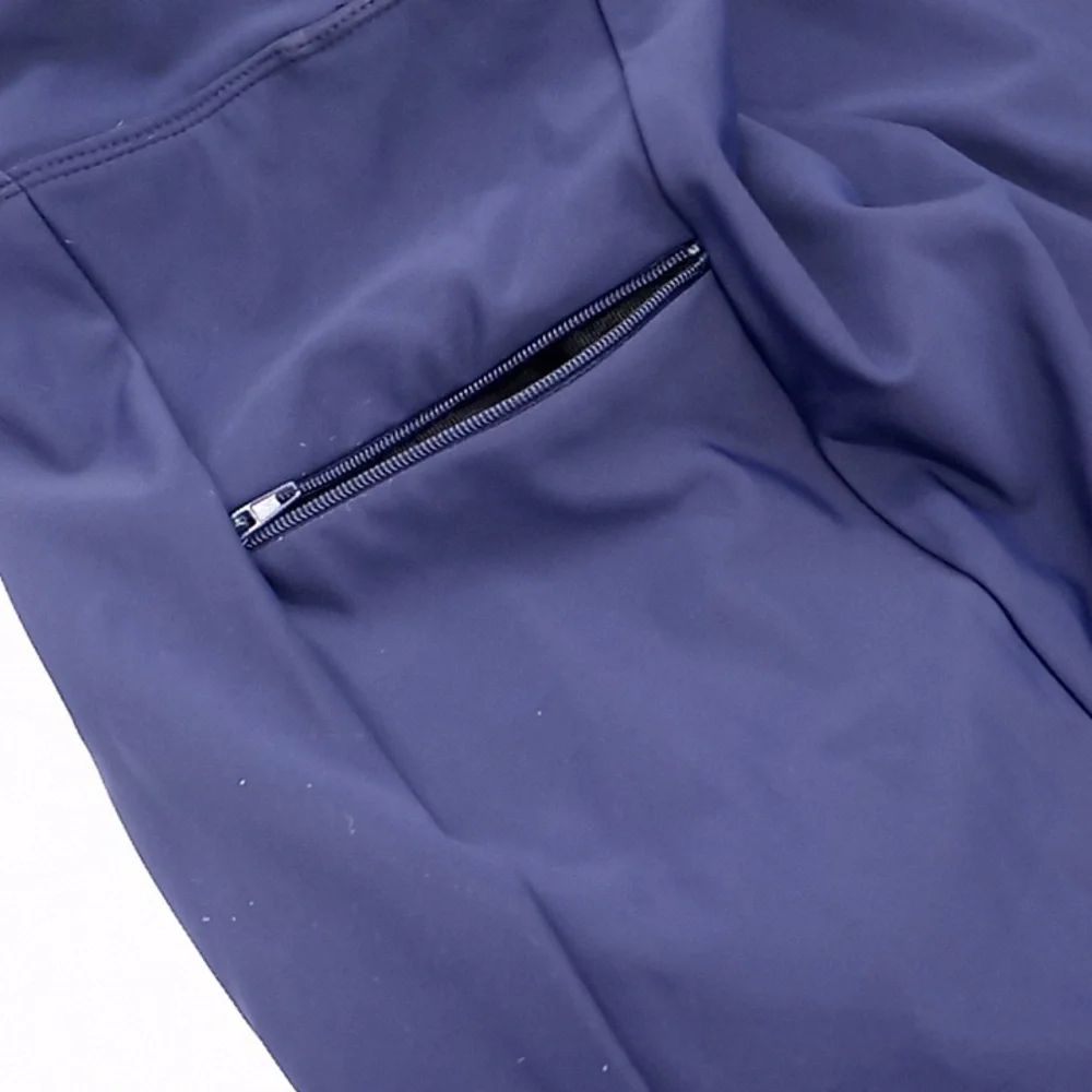 Swim Solutions Plus Size Zippered Pocket Swim Skort Navy Blue 20W